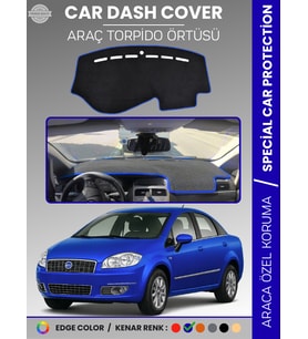 FIAT Linea (2007-2015) Torpido Örtüsü Ön Göğüs Koruma Torpido Koruma Tam Uyum Kaymaz Kolay Montaj