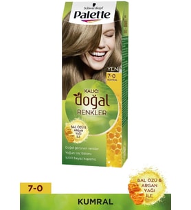 Palette Natural Doğal Renkler Saç Boyası 7-0 Kumral