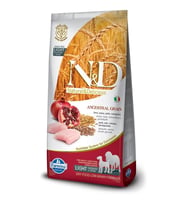 ND Düşük Tahıllı Light Medium Maxi Tavuklu Narlı Köpek Maması 2,5 Kg