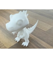 Minik Dinazor Oyuncak 10 CM 2 Adet Beyaz Renk Doğal PLa Malzeme (Çok Renkli)