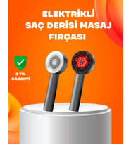 Kırmızı Işık Saç Derisi Masaj Tarağı 3 Modlu Hazneli
