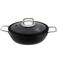 Jumbo Dublin Black Basık Tencere 26 Cm (Çok Renkli)