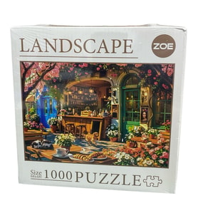 1000 Parça Firede cafe Puzzle 9514