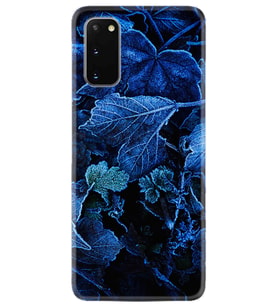 Samsung A02S A03S A10 A12 A13 A21S A22 Kılıf Desenli Silikon Blue Foid 1628