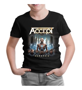 Accept - Humanoid Albüm Siyah Çocuk Tshirt