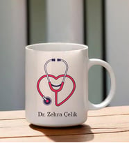 Kişiye Özel  Doktor Temalı Kupa Bardak