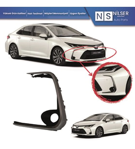 Toyota Corolla Sis Lamba Kapağı Sol (Sisli-Açık Gri) 2019-2021