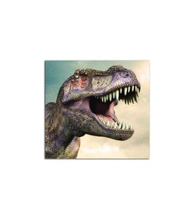 Dinasourus T-rex Tablo - 106907 - 35x35 Cm