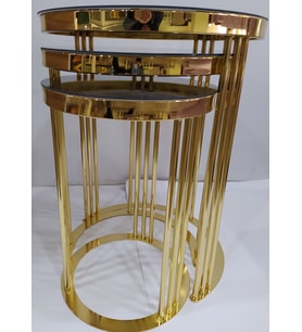 Zigon Brc 17869 C Model Siyah Temper Cam Metal çelik Altın Renk kaplama El Yapım (Gold)