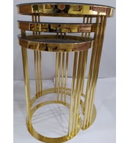 Zigon Brc 17869 C Model Siyah Temper Cam Metal çelik Altın Renk kaplama El Yapım (Gold)