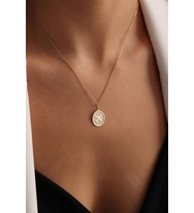 Kişiye Özel Şık Uçak Model Kolye 925K Gümüş (Gold)