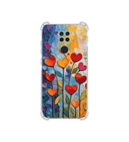 PrintiFy Redmi Note 9 ile Uyumlu Düşlerin Dansı Serisi Kökten Sevgi Tasarımlı Uv Baskılı Köşe Korumalı Antişok Kılıf