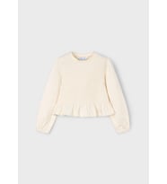 Mayoral Kız Çocuk Sweatshirt Krem