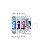 PWS Kapalı Kasa Su Arıtma Cihazlarına STD 5li mebransız şeffaf mineral+gümüş iyonlu tatlandırıcı set
