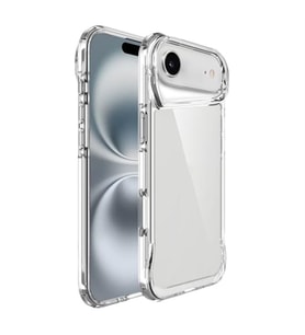 Coverzone iPhone 17 ile uyumlu K?l?f ?effaf ve p�r�zs�z y�zey ClearSafeguard T-Max Silikon Airbag k�?e tasar?m 0.2 mm Kamera �?k?nt? Koruma Kapak Clear