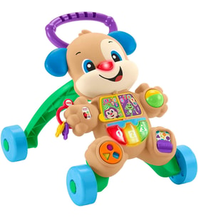 Fisher Price Eğlen & Öğren Yaşa Göre Gelişim, Eğitici Köpekçik Yürüteç (Türkçe), Aynı Zamanda Renkle (Krem)