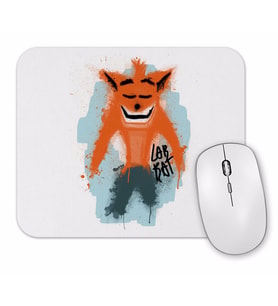 Lab Rat Crash Mouse Pad
