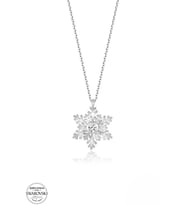 SWAROVSKİ TAŞLI  ZİRCONİAKAR TANESİ 925 AYAR GÜMÜŞ KOLYE