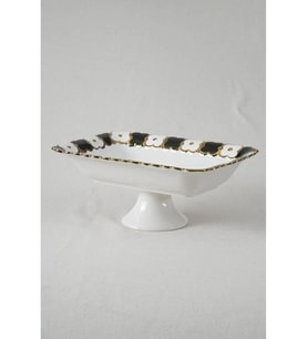 Acar Porselen Dikdörtgen Ayaklı Derin Sunum Tabağı 30x20x13 cm