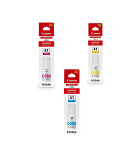 GI41 Pixma G1460 3 Renk (SARI MAVİ KIRMIZI) Mürekkep Seti GI-41 128