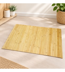 Bambu Çubuklu Kaydırmaz Banyo Paspası