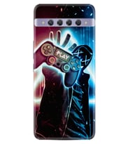 TCL 10 Plus Kılıf Silikon Desen Play Me 1757