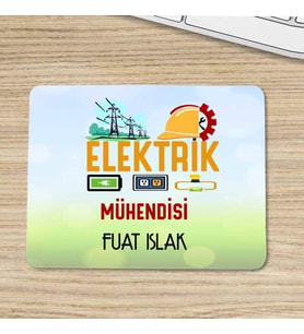 Elektrik Mühendisine Hediye İsimli Mouse Pad