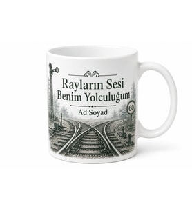 Tren Makinistine Makas Değişimi Rayların Sesi Hız Sınırı Kupa Bardak Hediye
