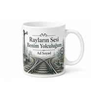 Tren Makinistine Makas Değişimi Rayların Sesi Hız Sınırı Kupa Bardak Hediye