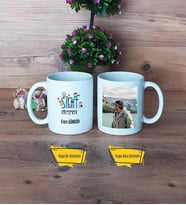 Erkek Sınıf Öğretmenine Hediye Kupa Bardak Beyaz Fotoğraflı Öğretmenler Günü Hediyesi