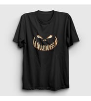 Presmono Unisex Siyah Smile Halloween Cadılar Bayramı T-Shirt 500833tt