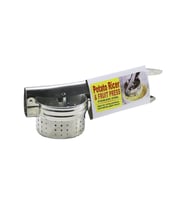 STAINLESS STEEL MANUEL KOLLU - ÇELİK METAL  PATATES EZİCİ - MEYVE SIKICI PRES (4767)