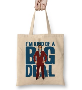 Anchorman Ron Burgundy Kind Of A Big Deal Bez Çanta Uzun Saplı