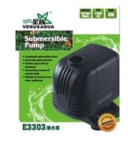 VENUSAQUA E3303 Kafa Motoru: 1500 L/S, 26W, Enerji Tasarruflu Akvaryum Sump Pompası