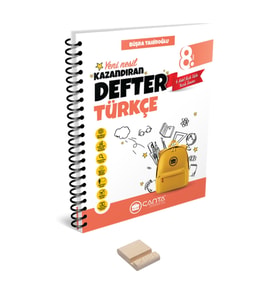 LGS 8. Sınıf Türkçe Hazırlayan Defter ve Telefon Tutucu