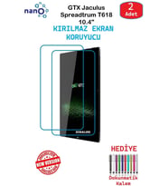 GTX Jaculus Spreadtrum T618 İçin Nano Ekran Koruyucu 9h Esnek 2 ADET