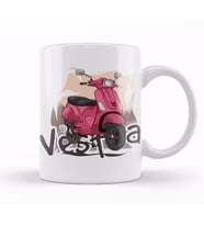 Vespa Club Kupa Bardak Porselen