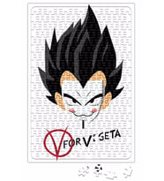 V For Vegeta Puzzle 240 Parça Yapboz