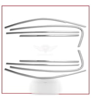 Bmw F20 Uyumlu Cam Çerçevesi 2011-2019 Paslanmaz Çelik Parça