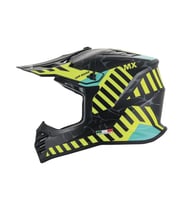 Sway Alert Full Face Tam Korumalı Kask (51-52cm) Matt Siyah - Sarı