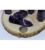 Ametist Taşı Koyu Renk Piramit Uçlu (40-49gram)