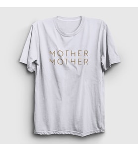 Presmono Unisex Beyaz Logo Mother Mother T-Shirt 431741tt (Beyaz)