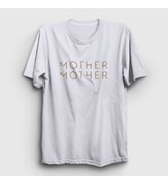 Presmono Unisex Beyaz Logo Mother Mother T-Shirt 431741tt (Beyaz)