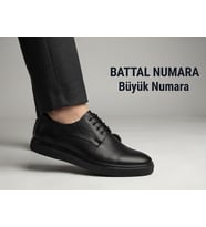 Growish GR0437 Hakiki Deri Büyük Numara 45 47 Numara Hafif EVA Taban Spor Klasik Erkek Baba Ayakkabısı Ayakkabı