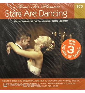 (Plak Değildir CD dir) CD Stars Are Dancing Salsa Tango Cha Cha Cha 3 CD lik Set Açılmamış Jelatininde CD (Karışık)