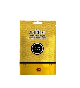 Artdeco Toz Kumaş Boyası 13 gr Siyah 1118 