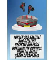 Dokunmatik Kontrol Tws LED'li Kulakiçi Bluetooth Kulaklık Kablosuz Oyuncu Kulaklığı
