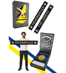 UNISEX FENERBAHÇE THE LEGEND ŞAL UV KUTU HEDİYELİ
