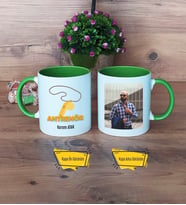 Antrenör Kupa Bardak Yeşil Fotoğraflı Antrenöre Hediye