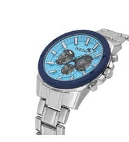 Polo Air Spor Kasa Erkek Kol Saati Gümüş Mavi Renk PL-0992E2x (Mavi-Gümüş)